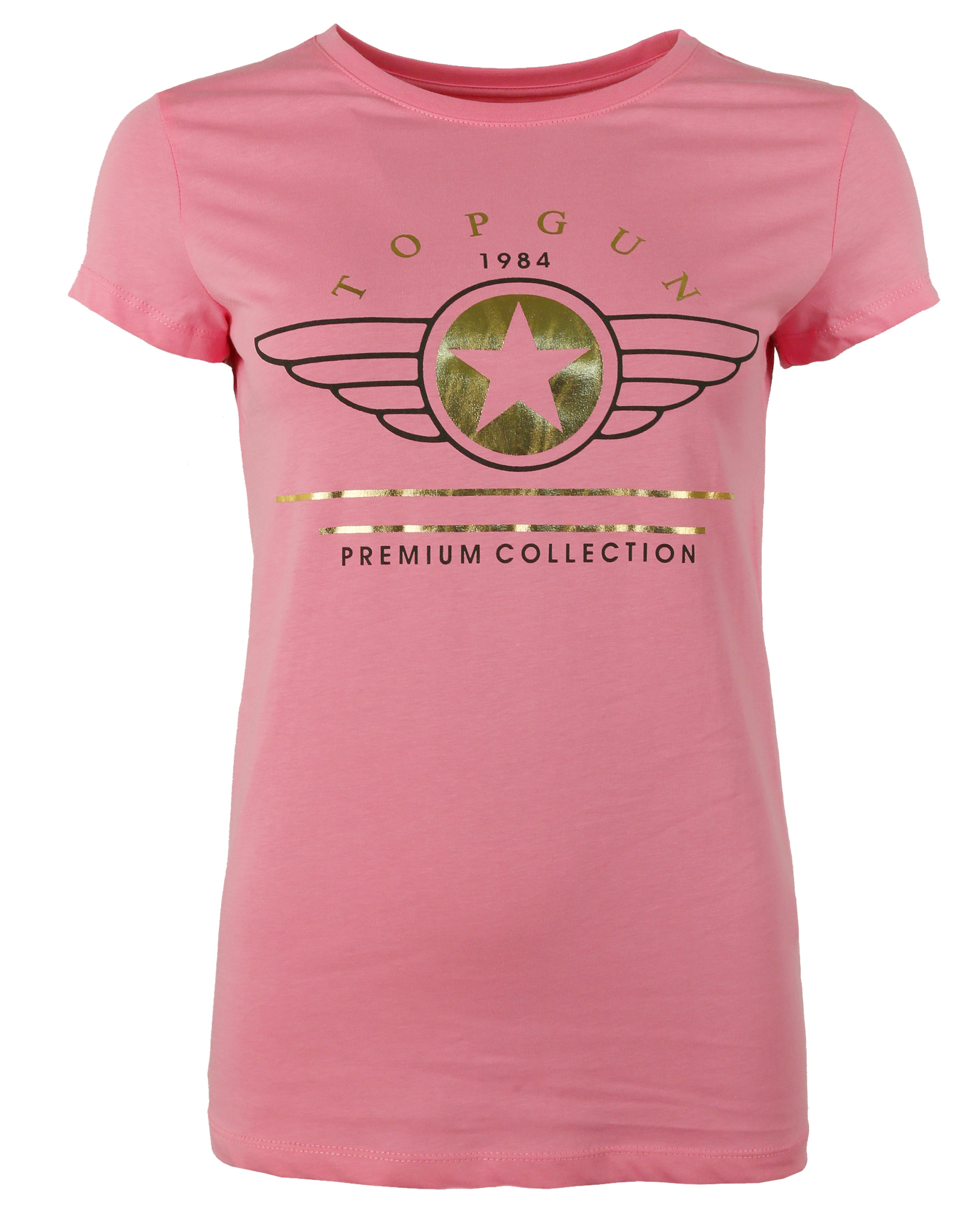 TOP GUN T-Shirt ' TG20193050 ' in Pink: Vorderseite