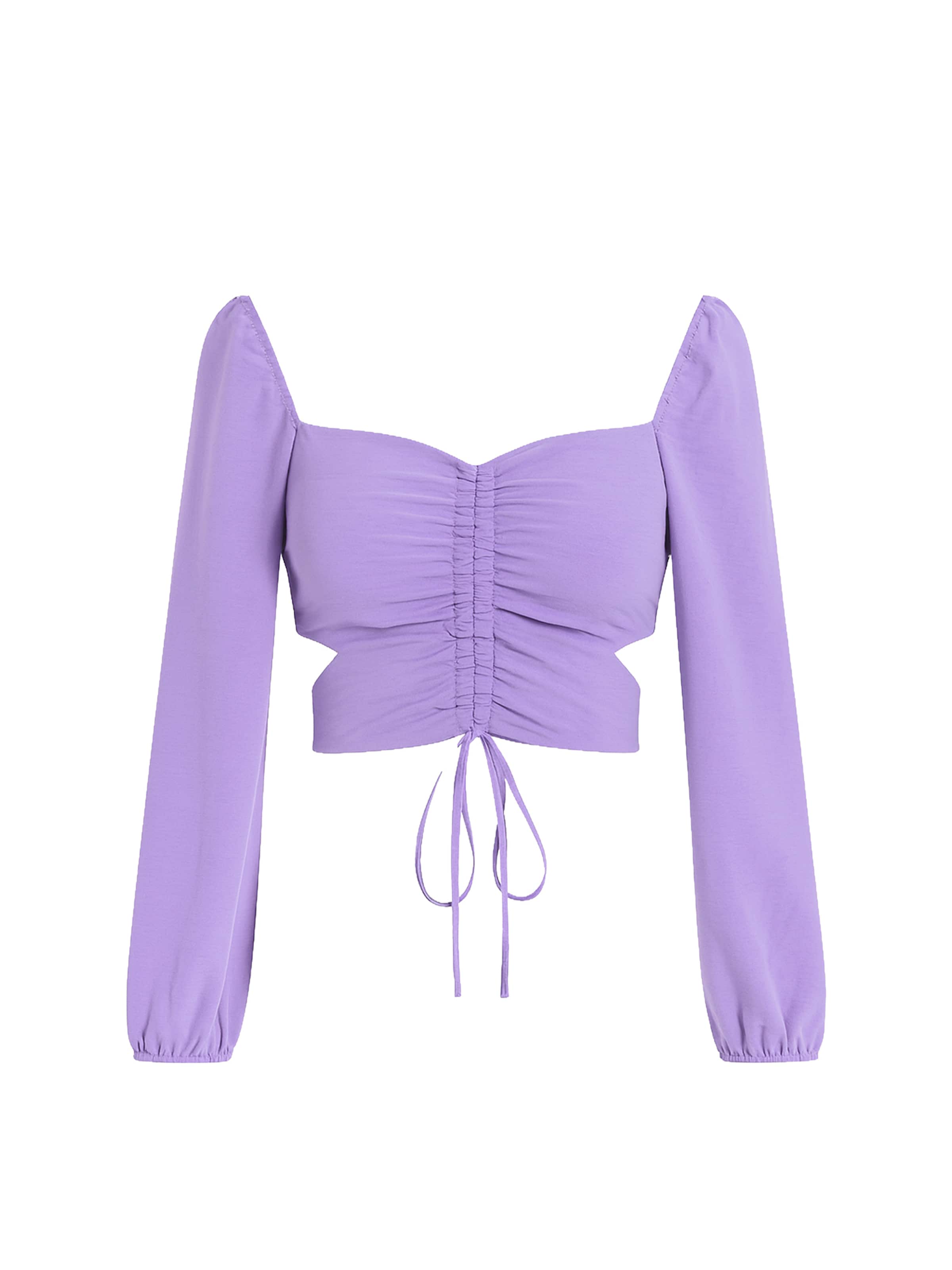 Chemisier Elara en violet : devant