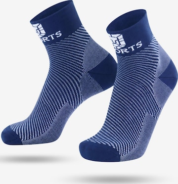 SWORTS Athletic Socks 'VITAL' in Blue: front