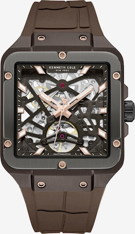 Kenneth Cole Analoog horloge 'Arlington' in Bruin: voorkant