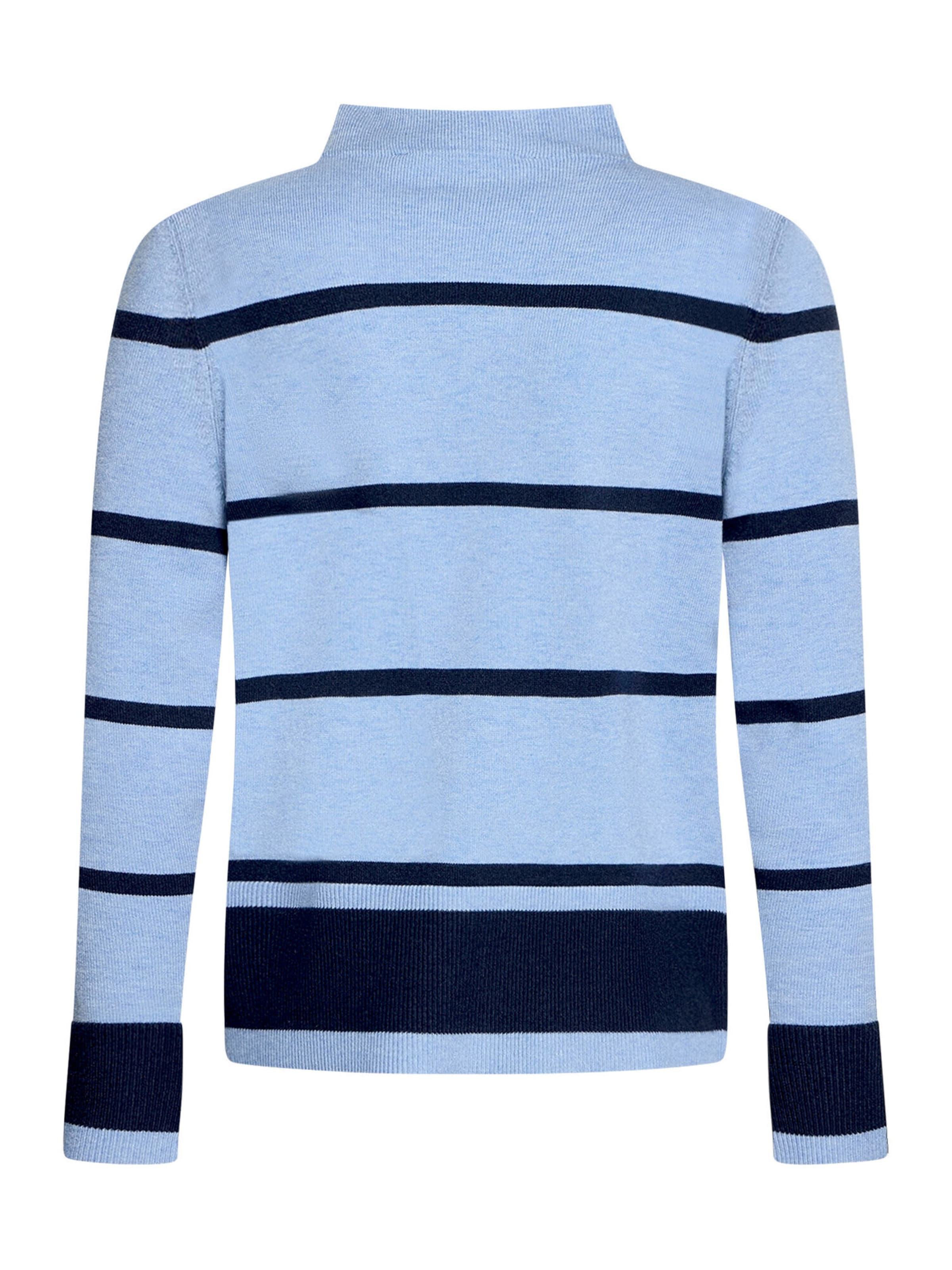 Betty Barclay Feinstrickpullover mit Stehkragen in Blau