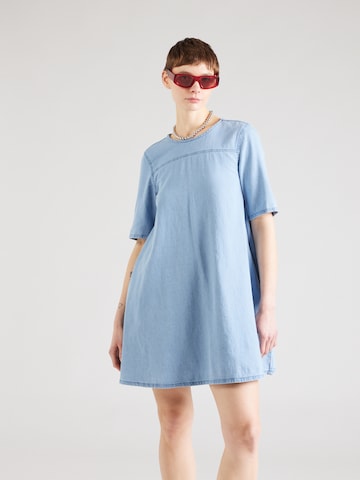 Tommy Jeans - Vestido em azul: frente