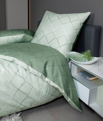 JANINE Duvet Cover in Green