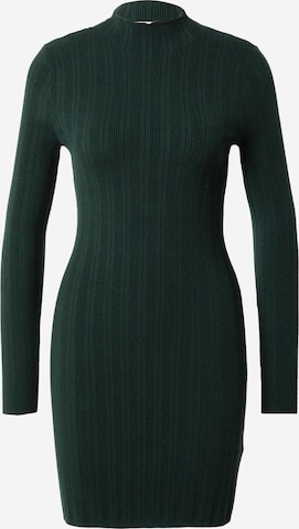 Abercrombie & Fitch Pletena obleka | zelena barva: sprednja stran