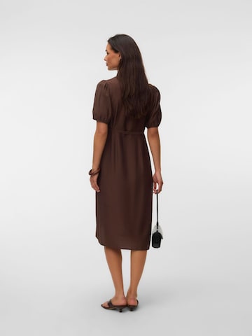 MAMALICIOUS Jurk 'MLYoline' in Bruin