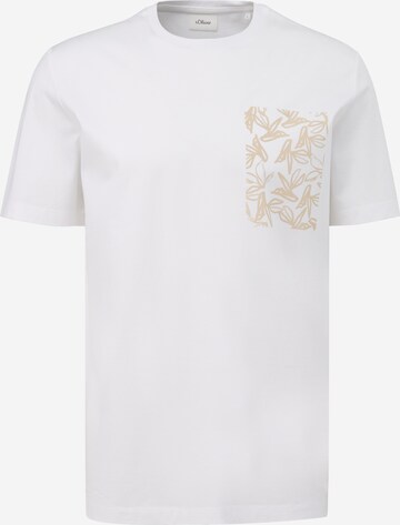 s.Oliver BLACK LABEL Shirt in White: front