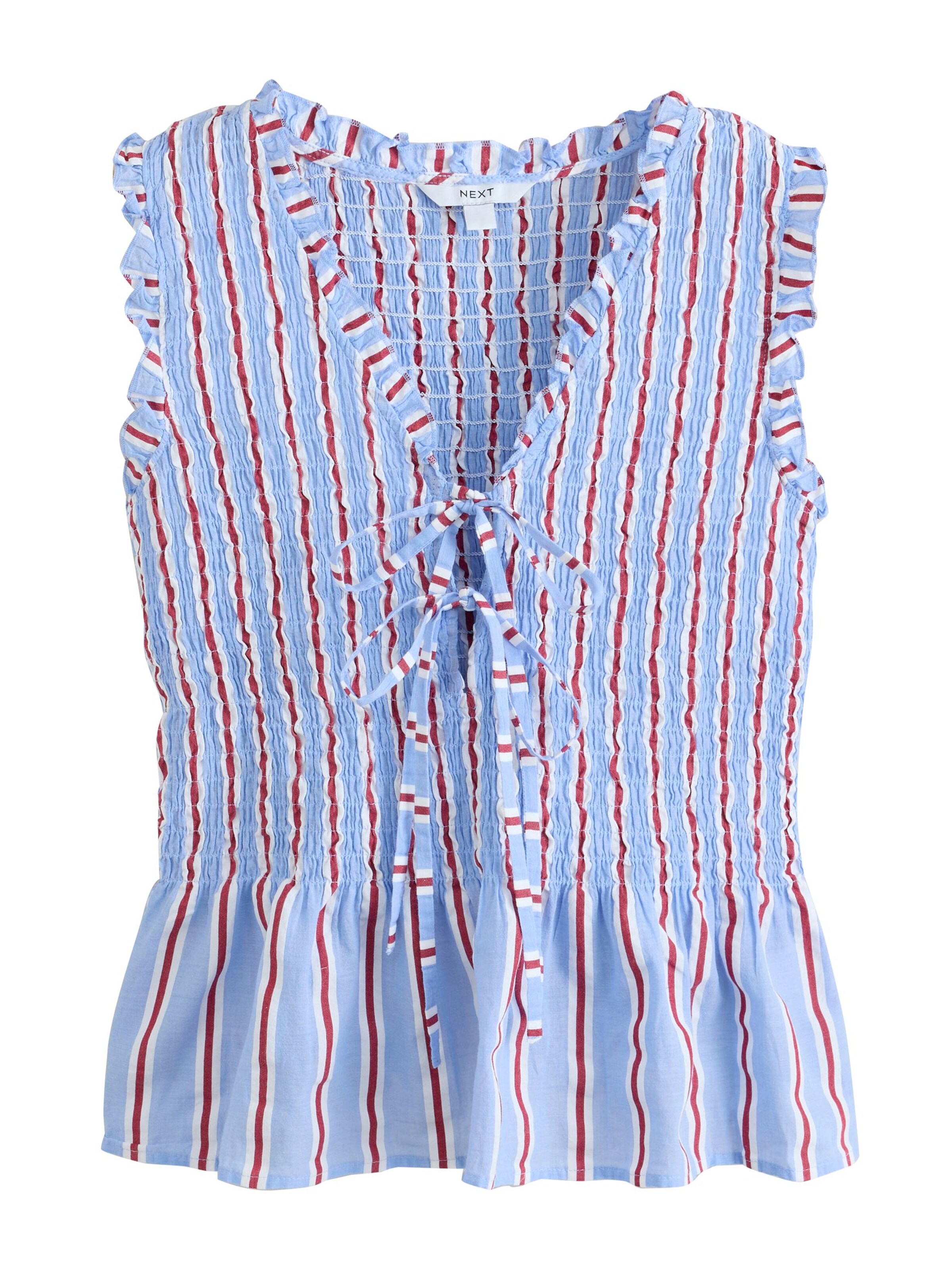 Next - Blusa en azul: frente
