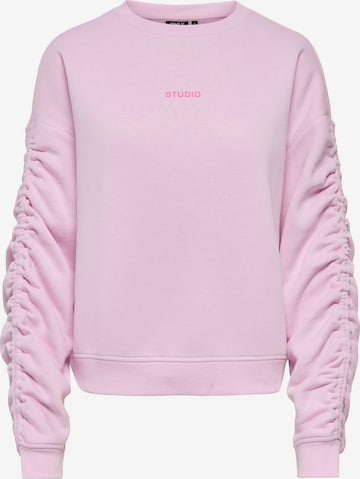 ONLY Sweatshirt 'ONLSweat' in Pink: front