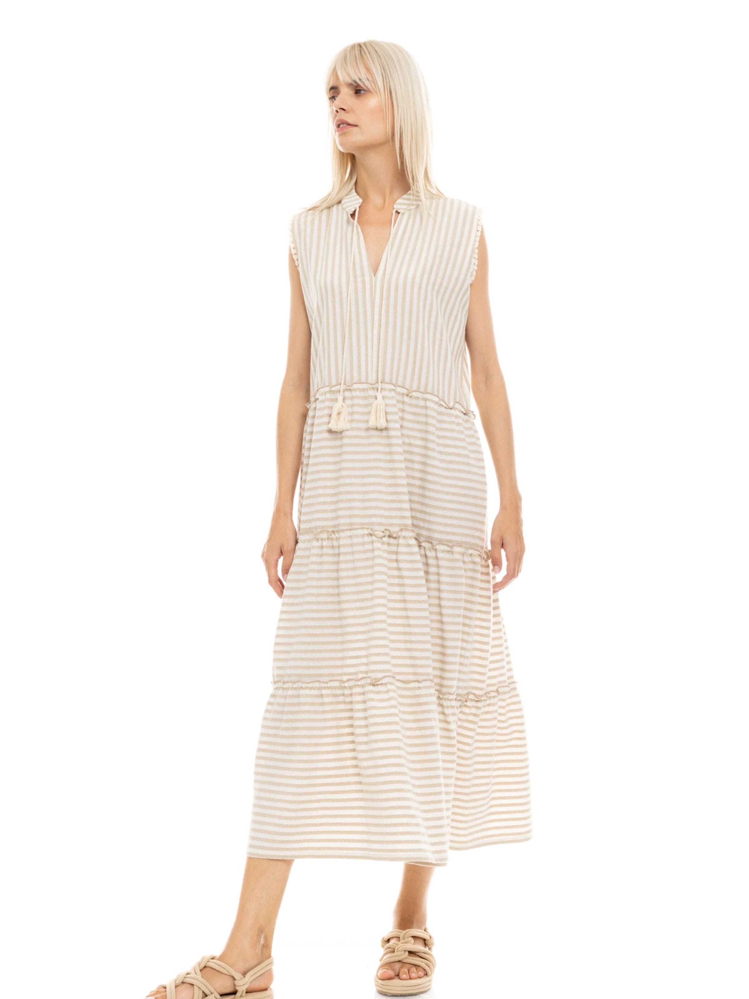 Robe Pink Label en beige