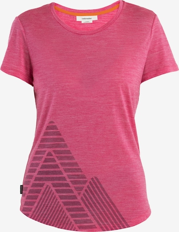 ICEBREAKERMajica - roza boja: prednji dio