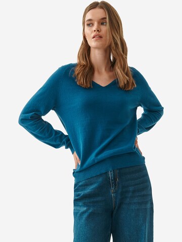 TATUUM Sweter 'BASKO' w kolorze niebieski: przód
