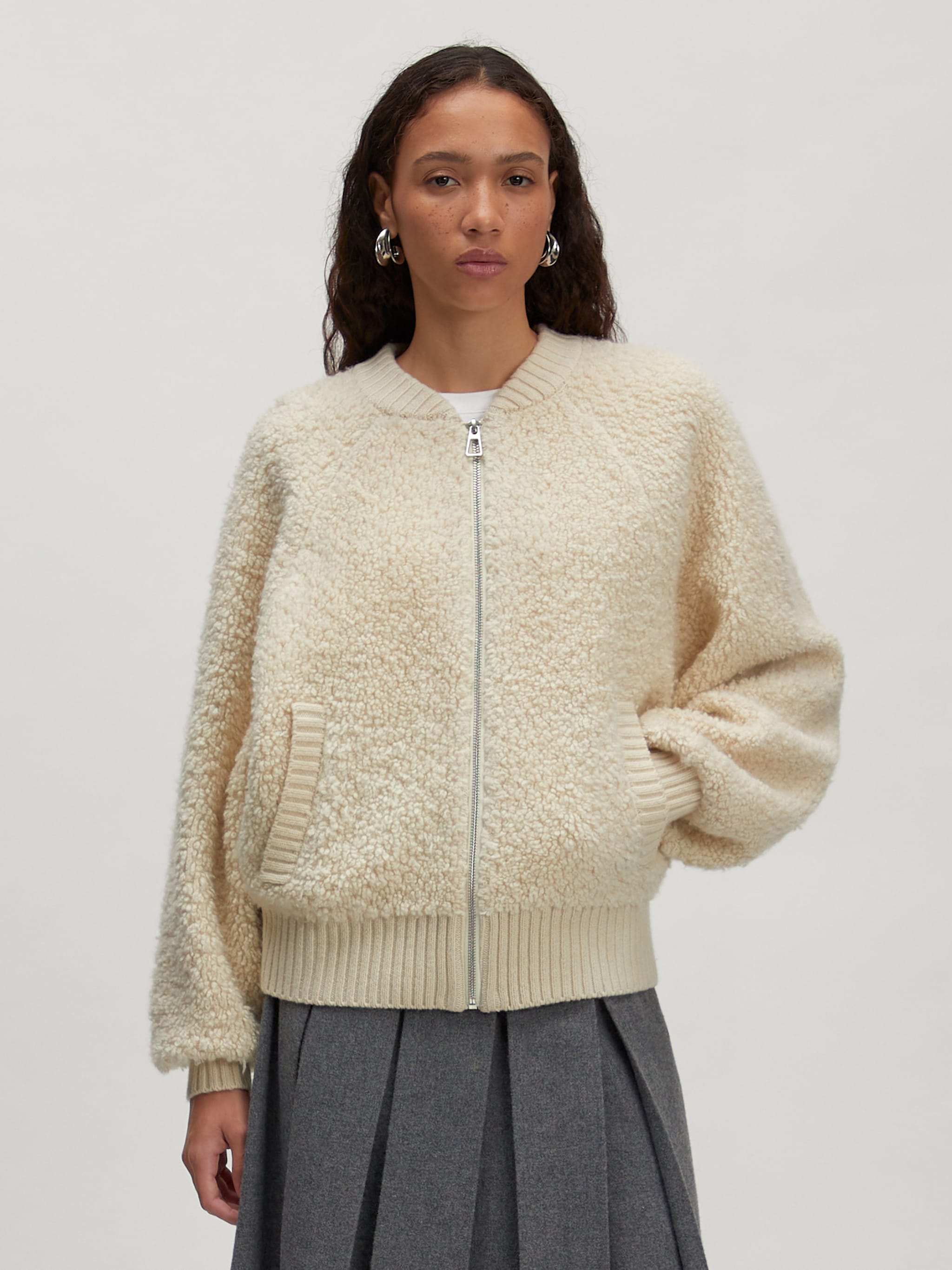 EDITED Produkte Strickjacke 'Sindy' creme