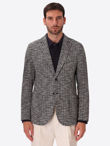 Distretto12 - Ajuste regular Chaqueta tipo saco para negocios 'Botticelli' en azul: frente