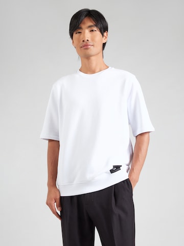 balta Karl Lagerfeld Megztinis be užsegimo: priekis