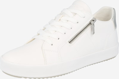 GEOX Låg sneaker 'BLOMIEE' i silver / vit, Produktvy