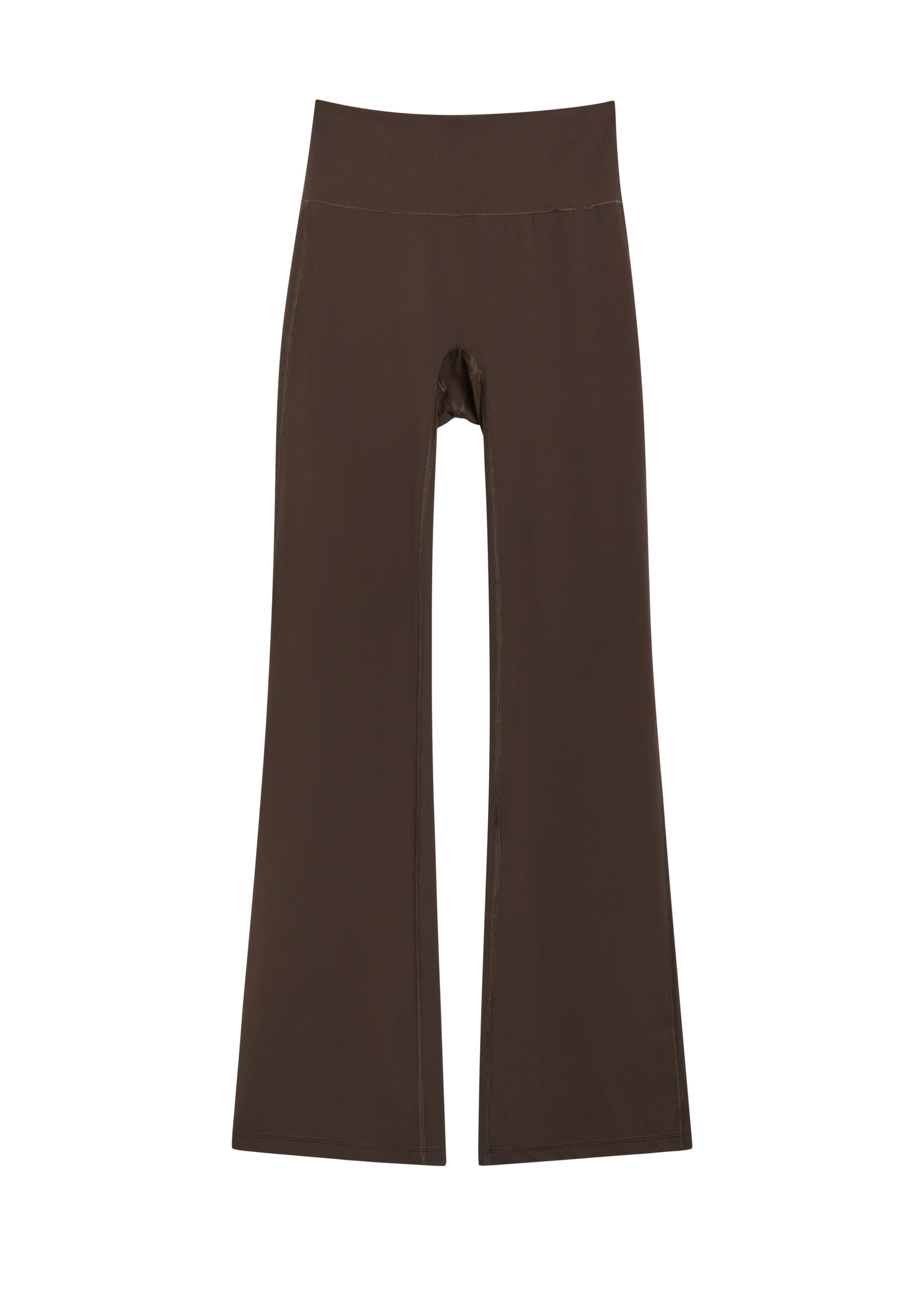 s.Oliver Bootcut Leggings in Braun: Vorderseite
