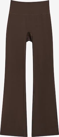 s.Oliver Bootcut Leggings in Braun: Vorderseite
