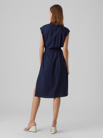 Robe-chemise 'MYMILO' VERO MODA en bleu