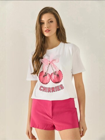 Bianco Lucci - Camisa em branco: frente