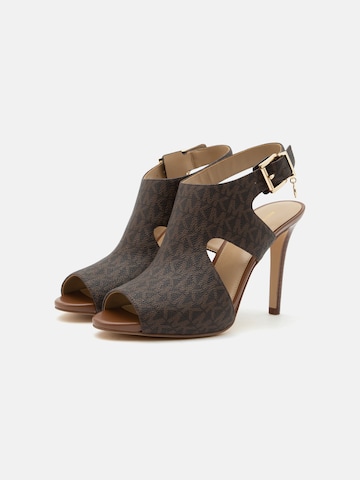 MICHAEL Michael Kors Sandály 'HARPER' – hnědá