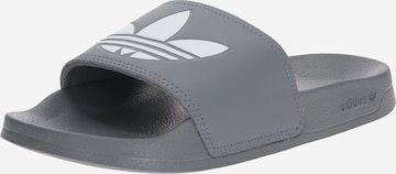 ADIDAS ORIGINALS Beach & Pool Shoes 'Adilette Lite' in Grey: front