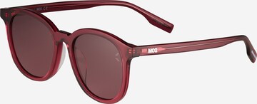 Lunettes de soleil McQ Alexander McQueen en rouge : devant