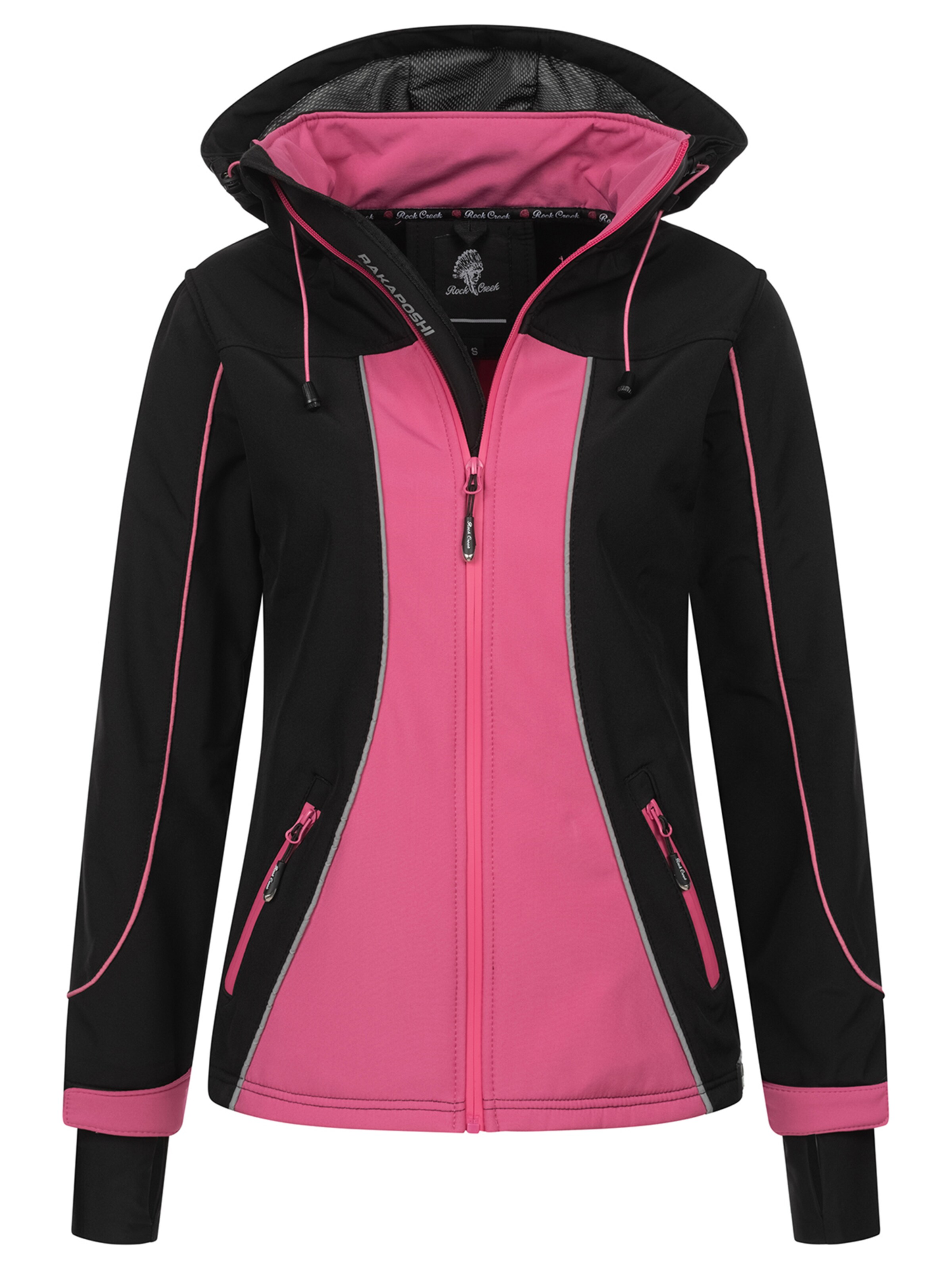 Rock Creek Performance Jacket 'D-482' in Pink: front