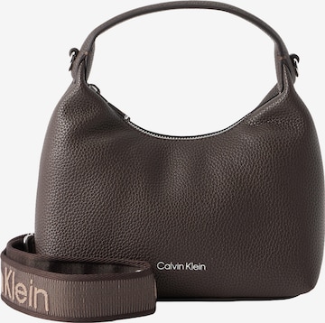 Calvin Klein Torba za čez ramo | rjava barva: sprednja stran