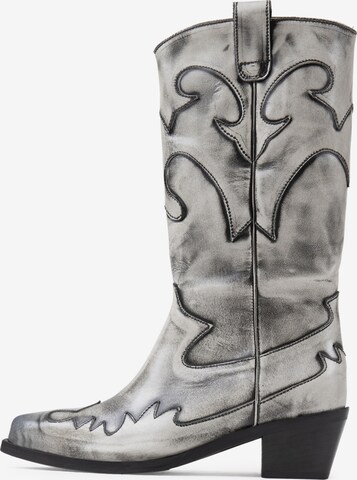 Bottes de cowboy 'Edor Ra' BRONX en gris : devant