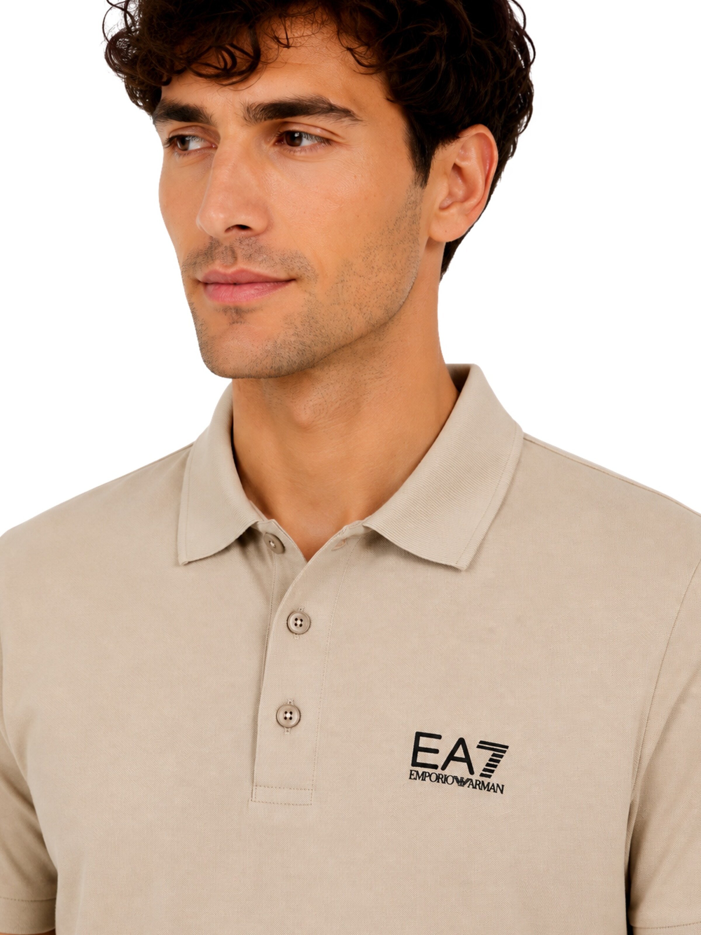 EA7 Emporio Armani Poloshirt in Braun