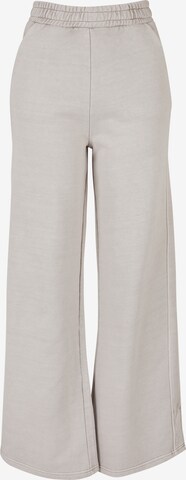 Urban Classics Wide leg Broek in Grijs: voorkant