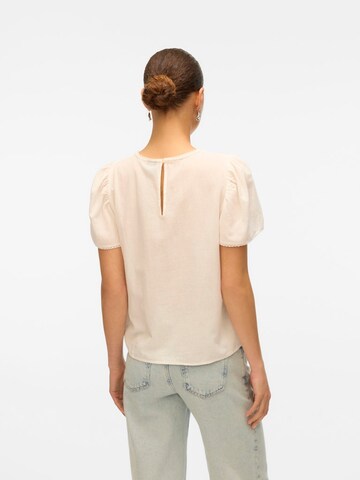 Chemisier 'VMPretty' VERO MODA en blanc