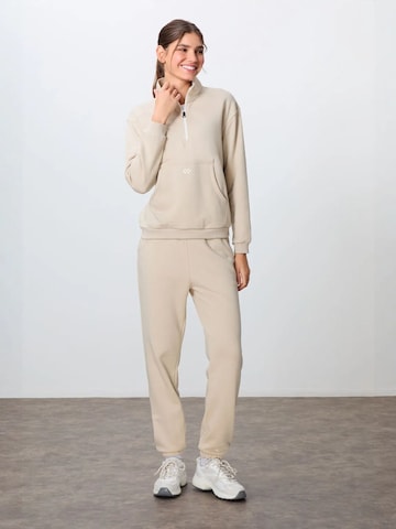 Tommy Life - Fato de jogging em bege: frente