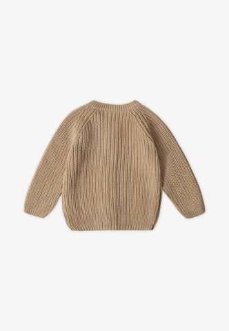 Stellou & Friends Knit cardigan in Beige