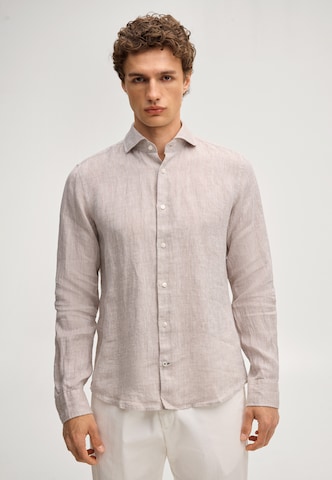Coupe slim Chemise 'Pai' JOOP! en beige : devant