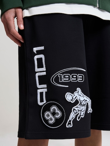 AND1 Свободный крой Штаны 'On Court Applique' в Черный