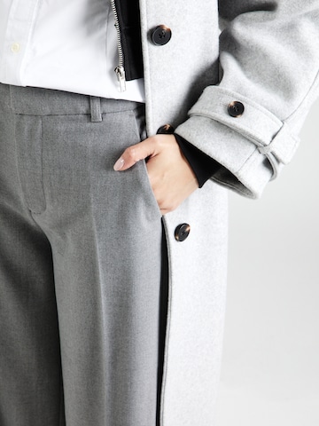 Wide Leg Pantalon à plis GAP en gris