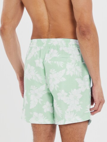 Threadbare Zwemshorts 'Sunset' in Groen