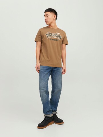 T-Shirt JACK & JONES en marron