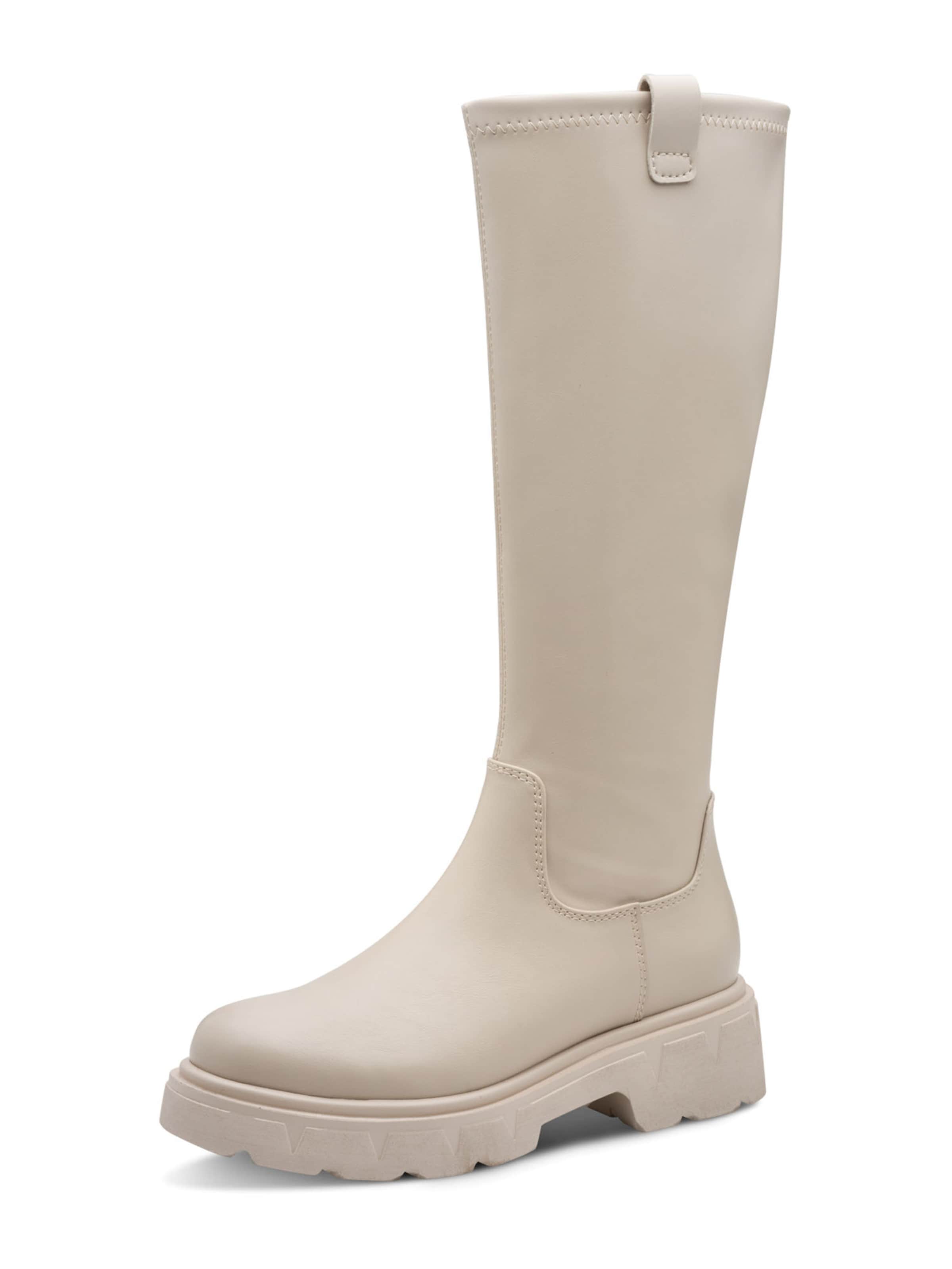 bēšs MARCO TOZZI Zābaki: no priekšpuses