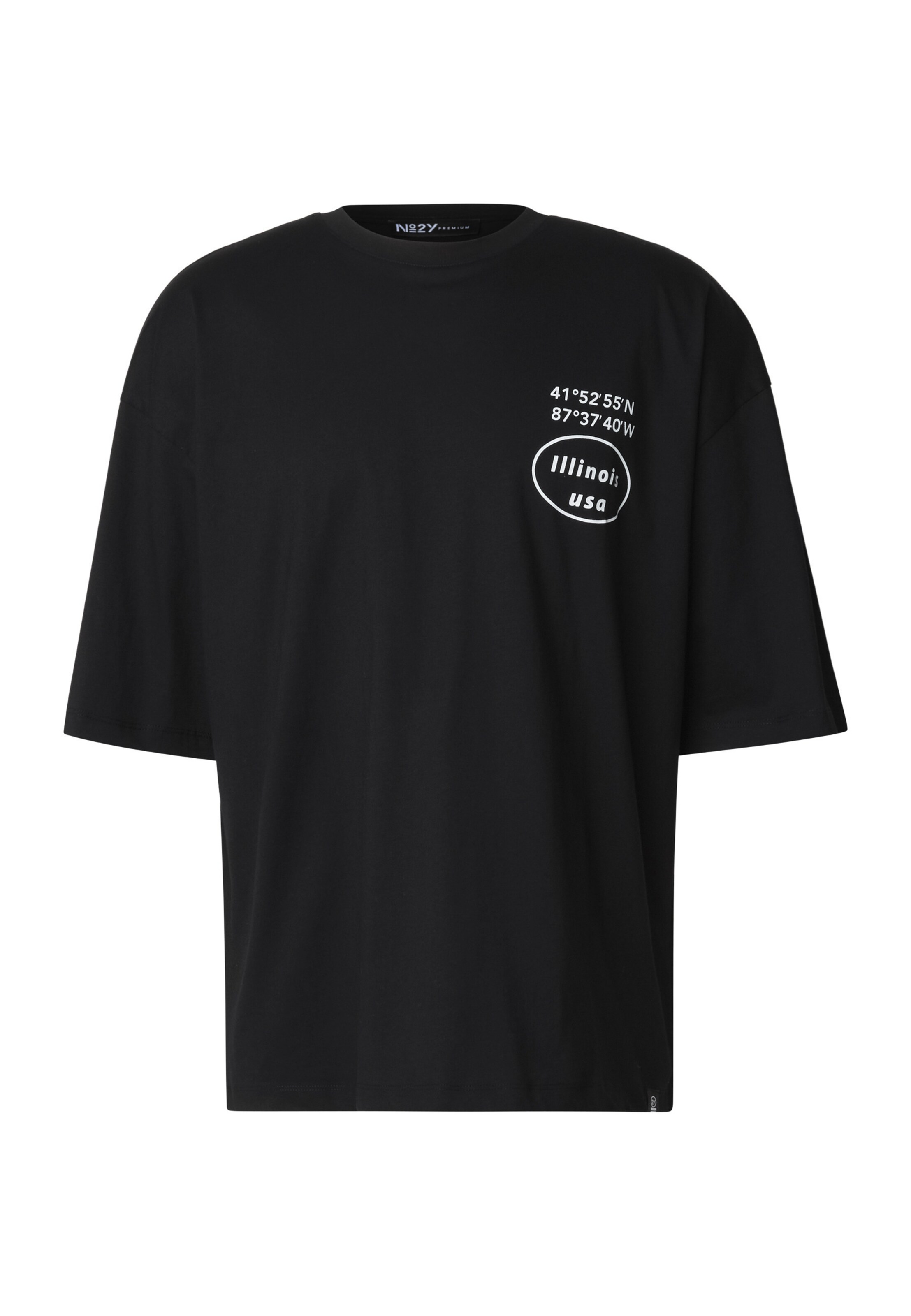2Y Premium Shirt 'Chicago' in Black: front