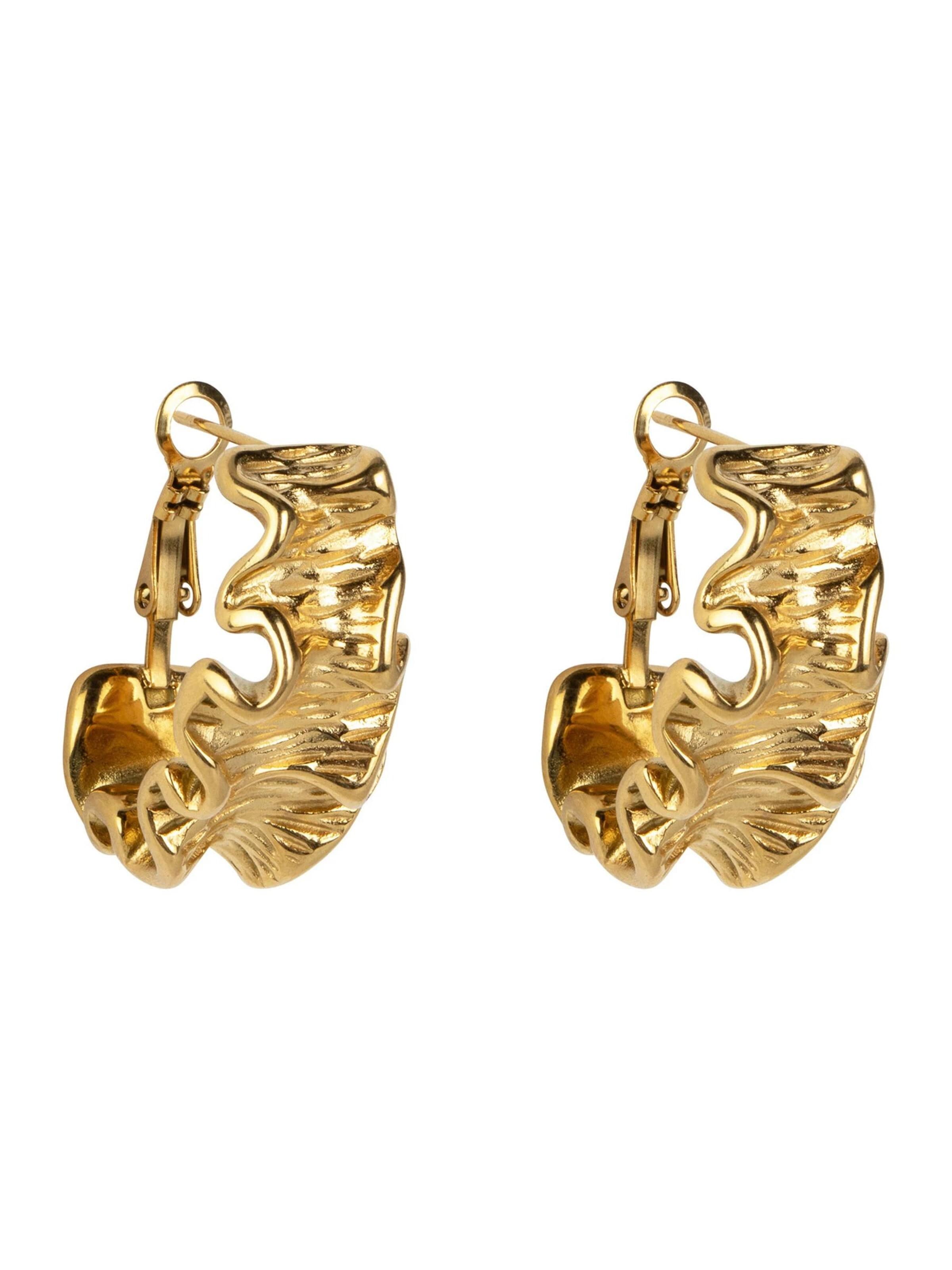 Boucles d'oreilles 'Earrings Florence' Chic by Lirette en or : devant