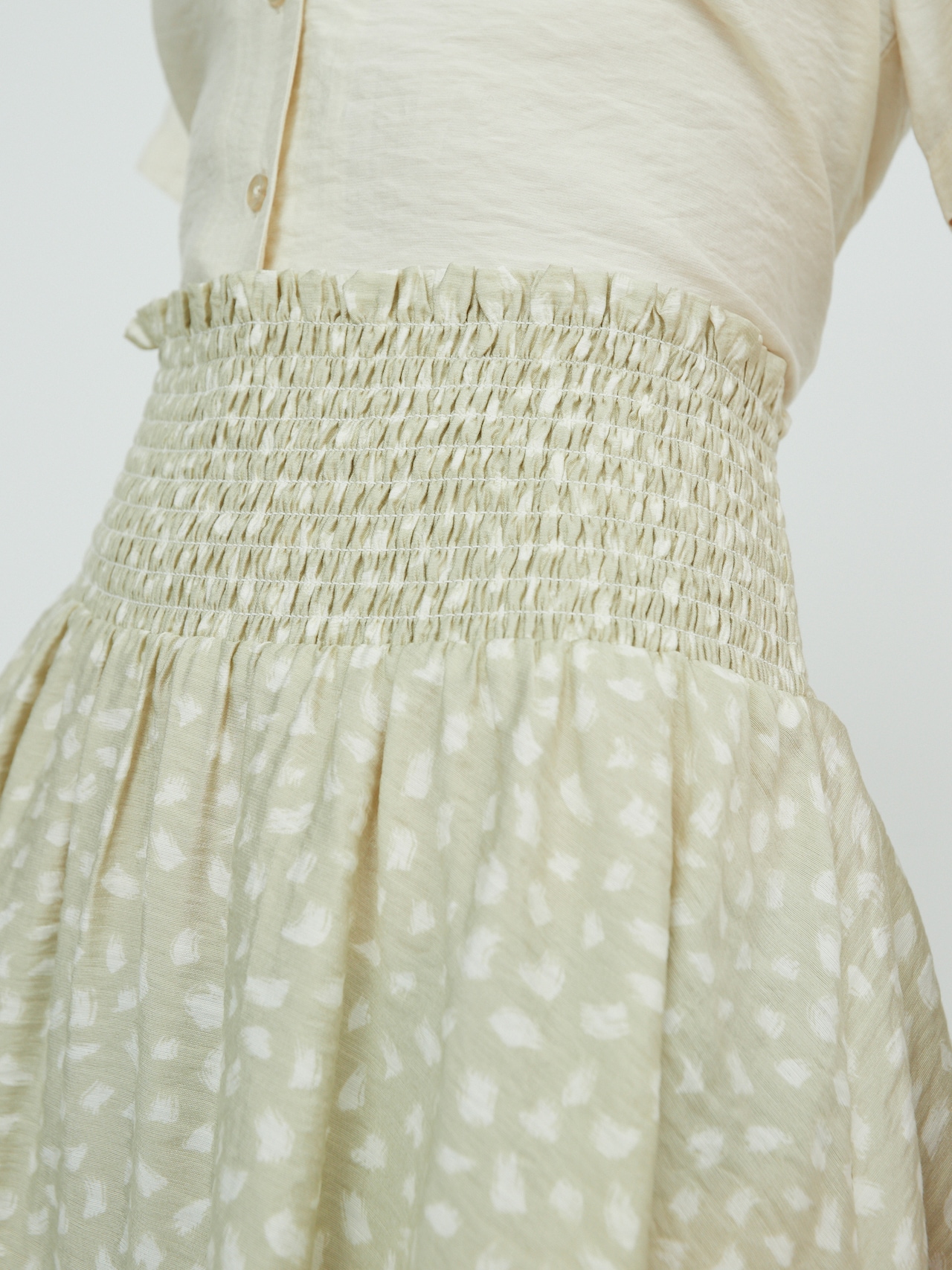 EDITED Producten Rok 'Sage' Lichtgroen