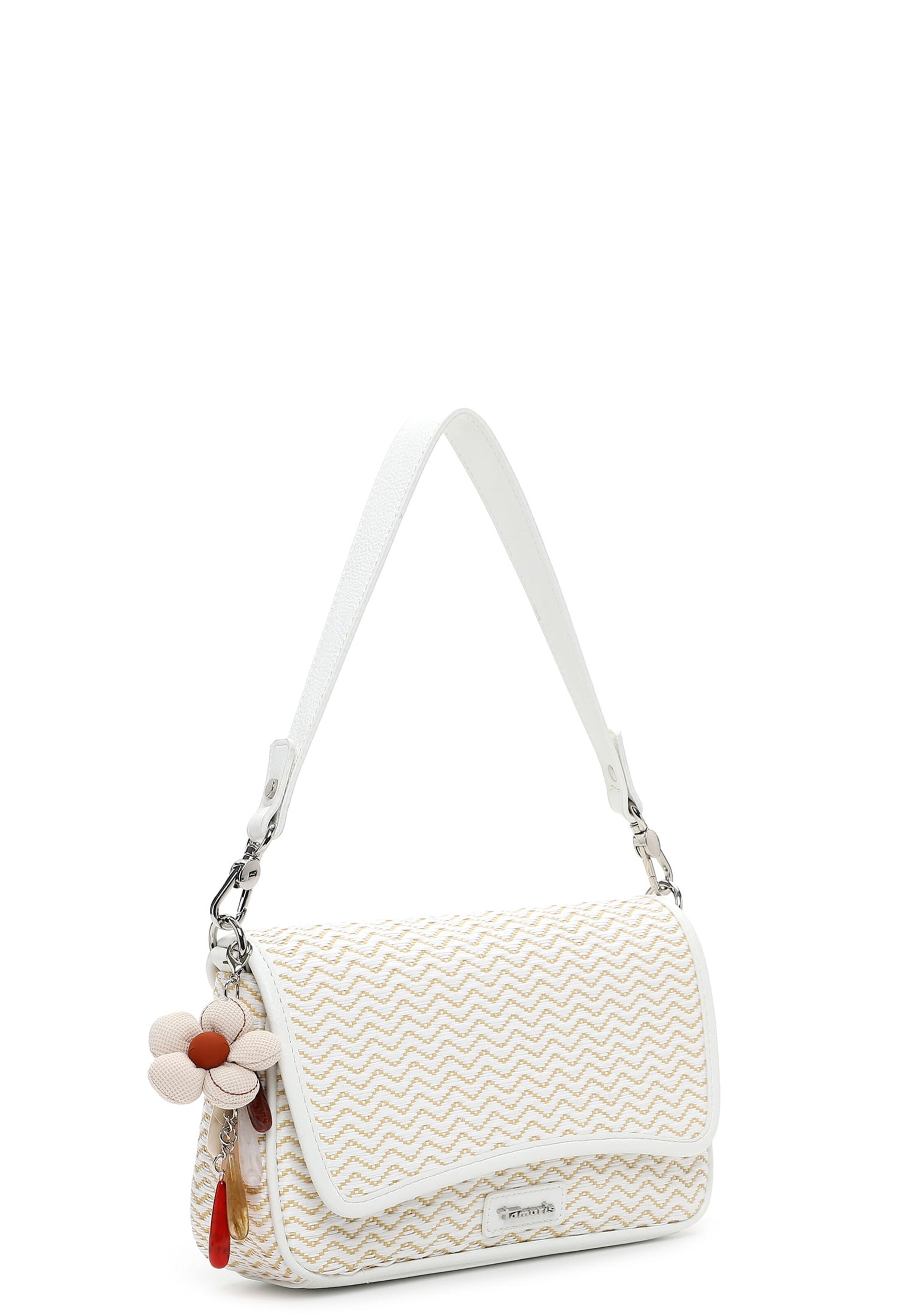 Tamaris Schultertasche 'Konstantina' in Weiß