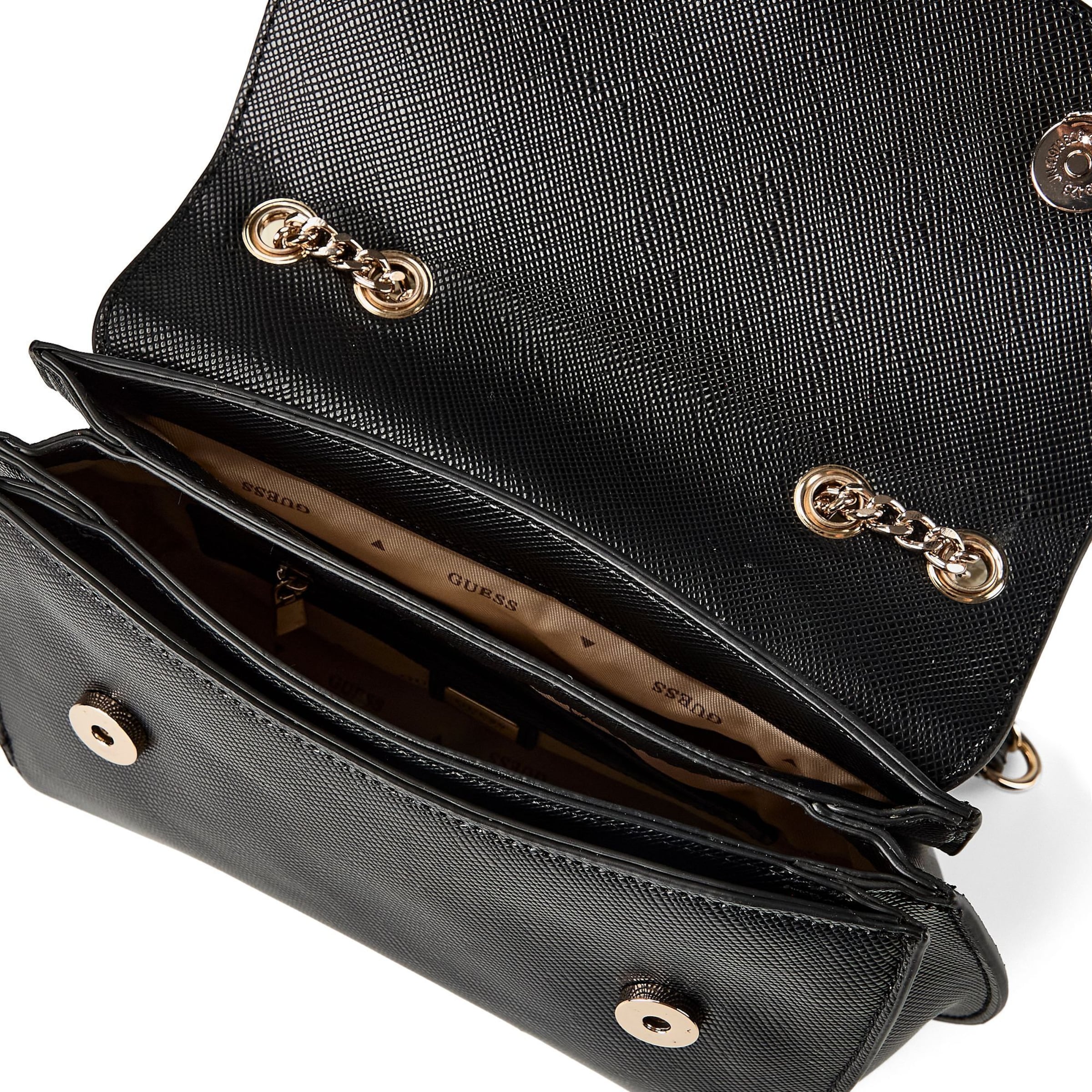 Borsa a spalla 'Serenova' di GUESS in nero