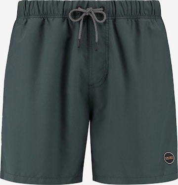 Pantaloncini da bagno 'Mike' di Shiwi in verde: frontale