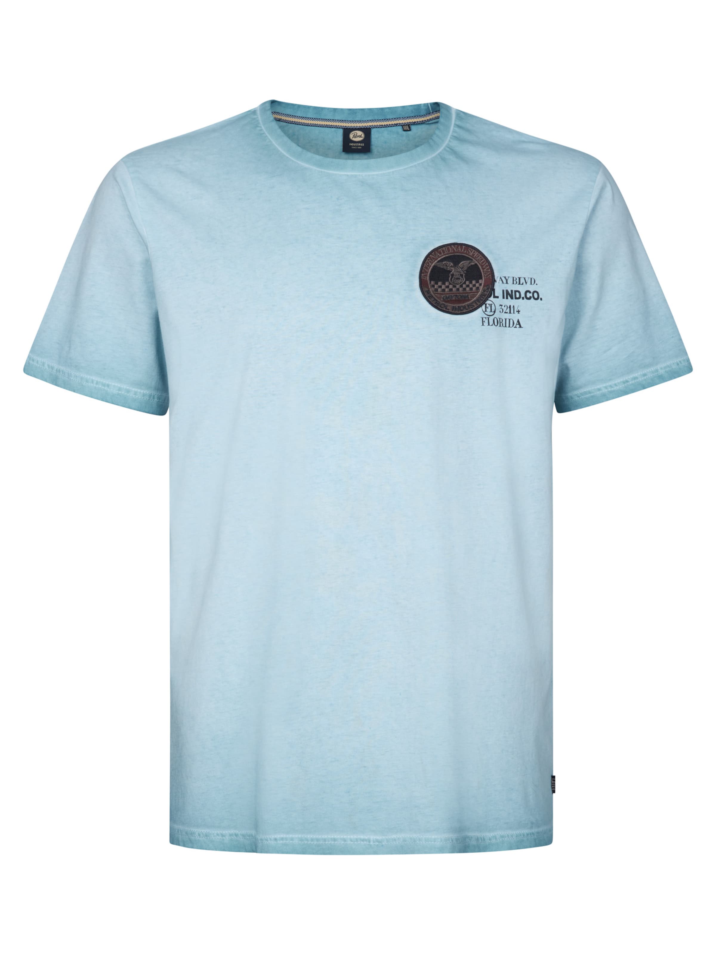 Petrol Industries Μπλουζάκι 'Starfish' σε μπλε: μπροστά