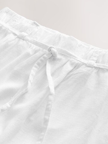 Wide Leg Pantalon Next en blanc