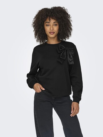ONLY Sweatshirt in Black: front