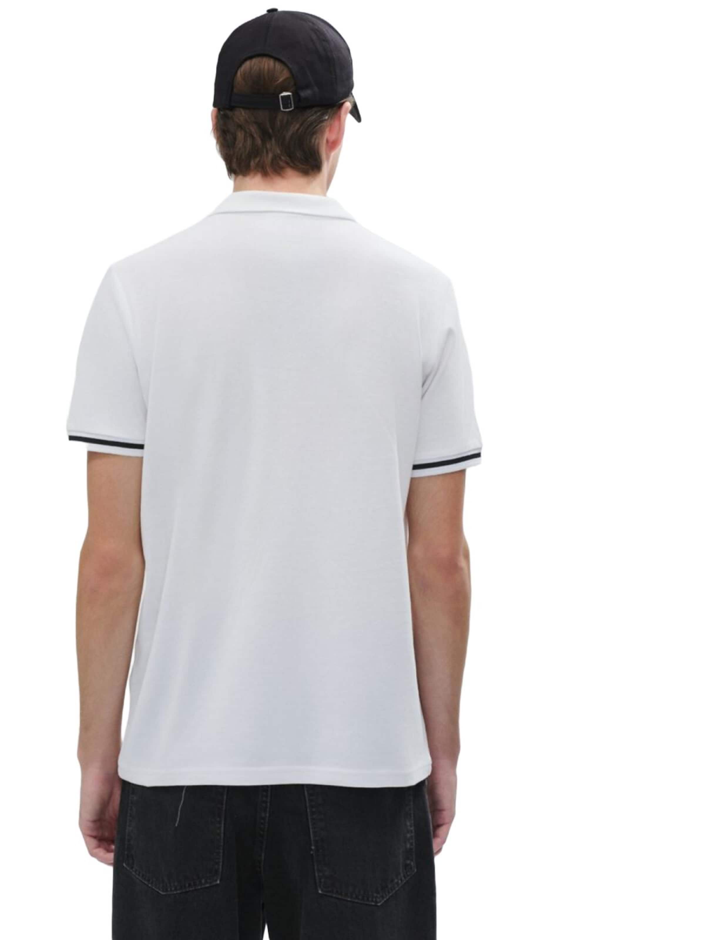 LTB Jeans Shirt 'LTB Jeans Herren-Polohemd mit Knöpfen' in White